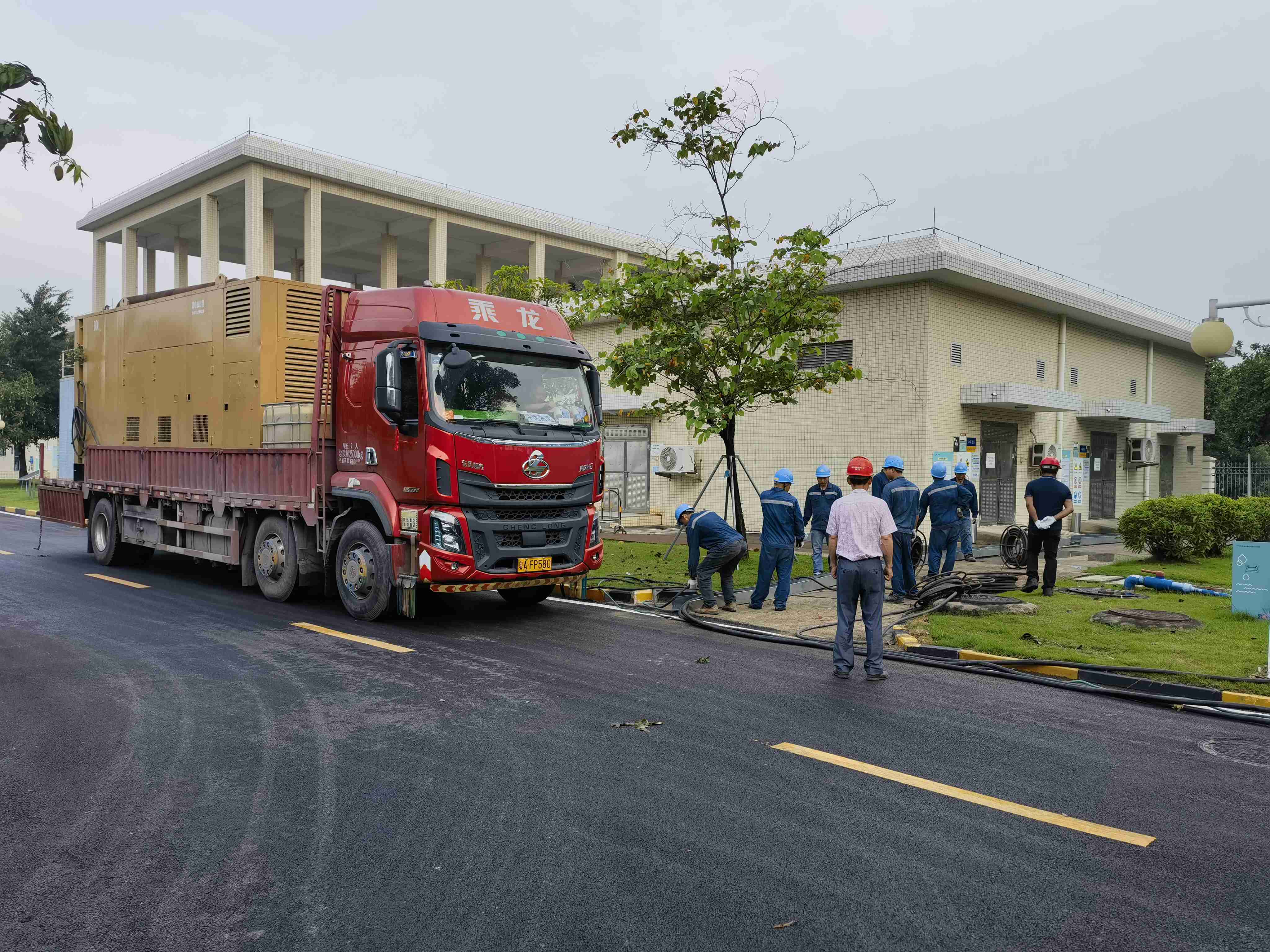 龙归净水厂高低压改造