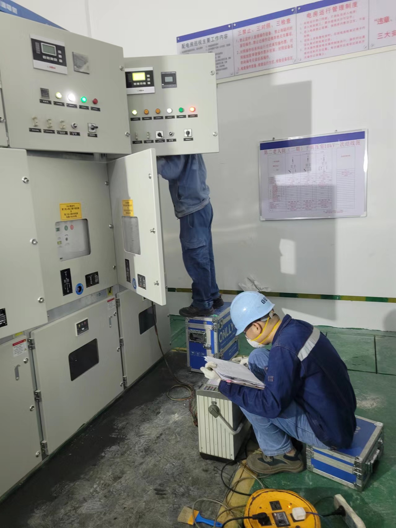 白云机安厂房电力运维专家，预防性检测守护生产零中断
